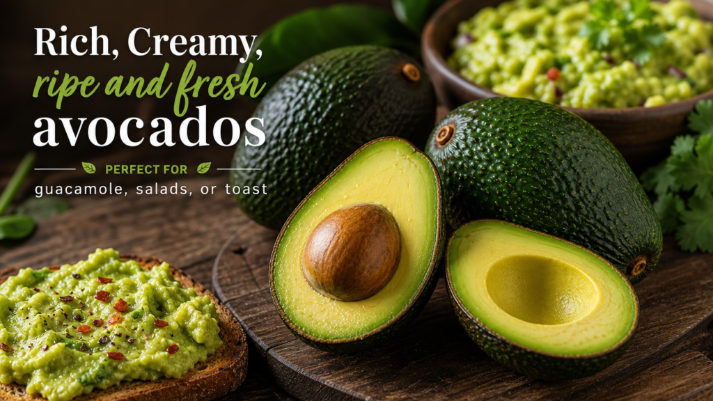 Fresh Avocados (Pack of 4)